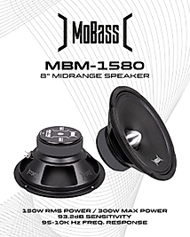 MOBASS MBM-1580 20CM 150RMS