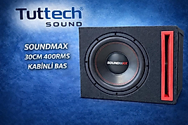 SOUNDMAX 400RMS 30CM KABİNLİ BAS