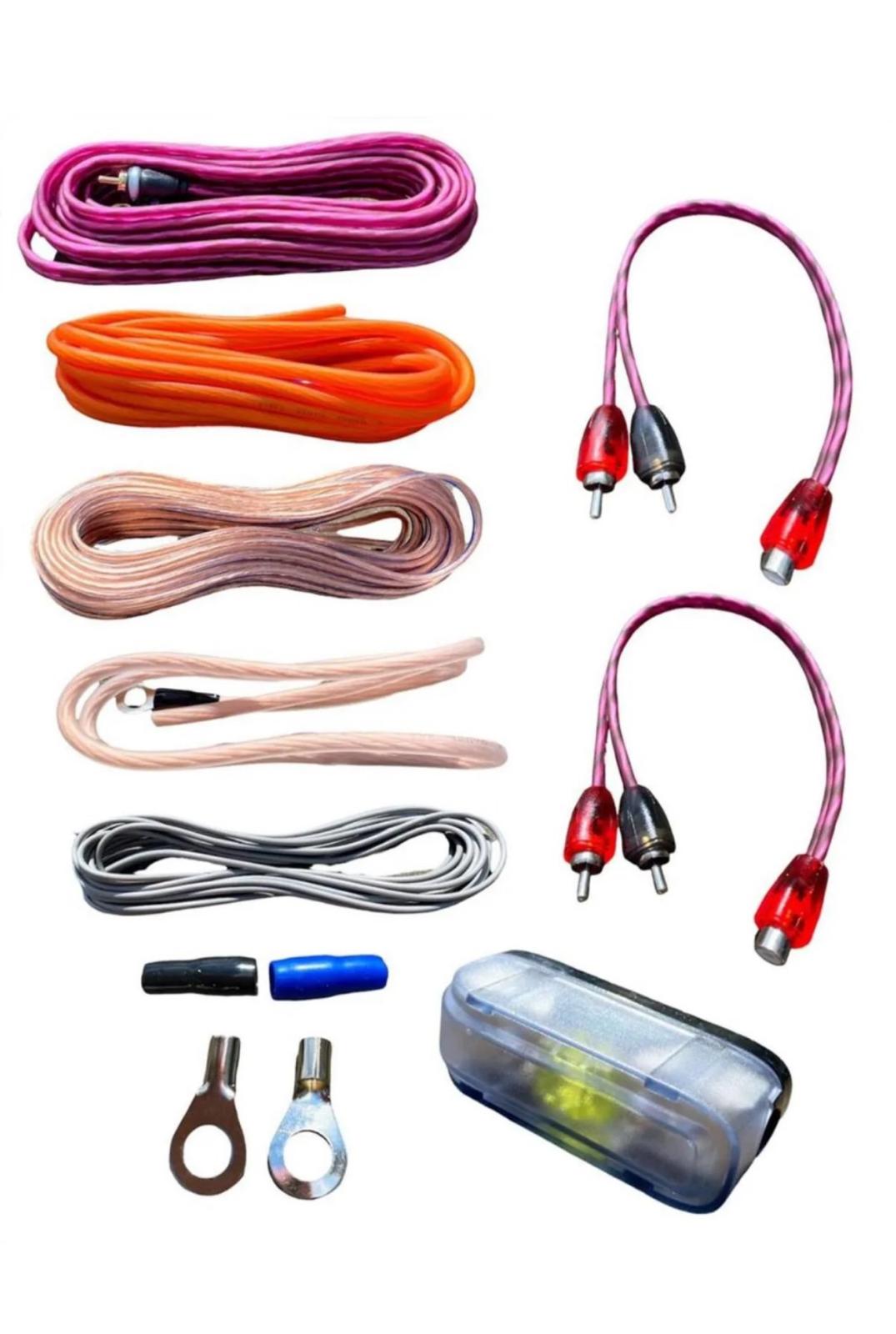 AUDİOMAX 8 GA KABLO SETİ