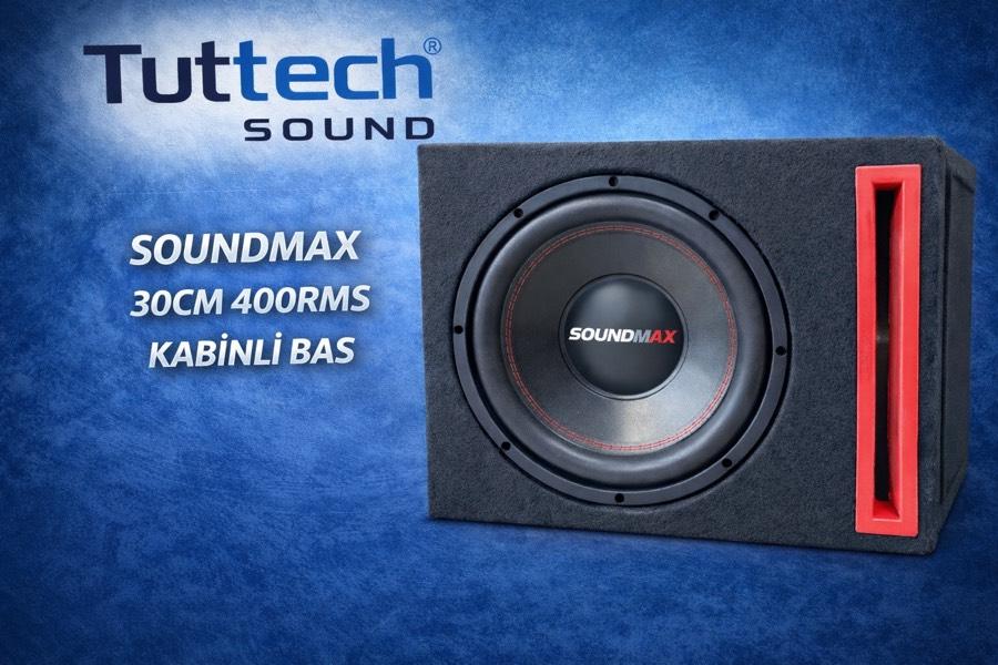 SOUNDMAX 400RMS 30CM KABİNLİ BAS